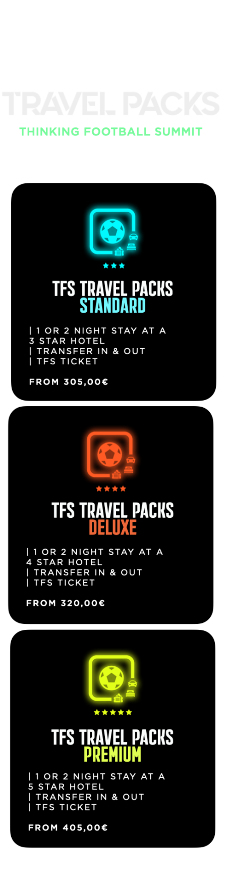 TFS Travel Packs